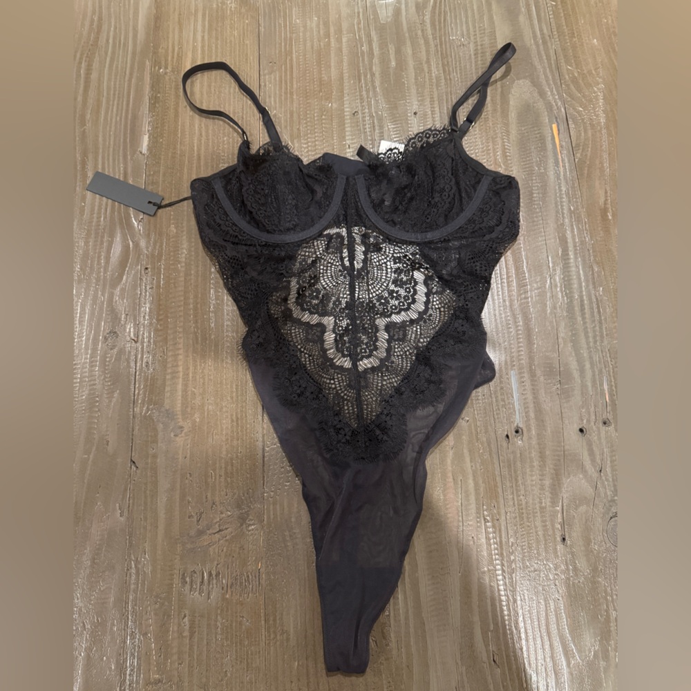 Babaton Black Lace Chemise